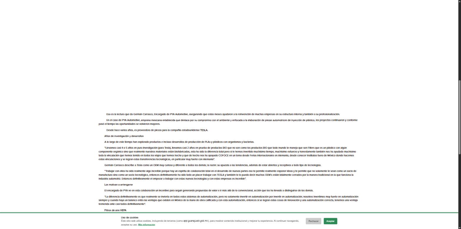 Government of Guanajuato bulletin
